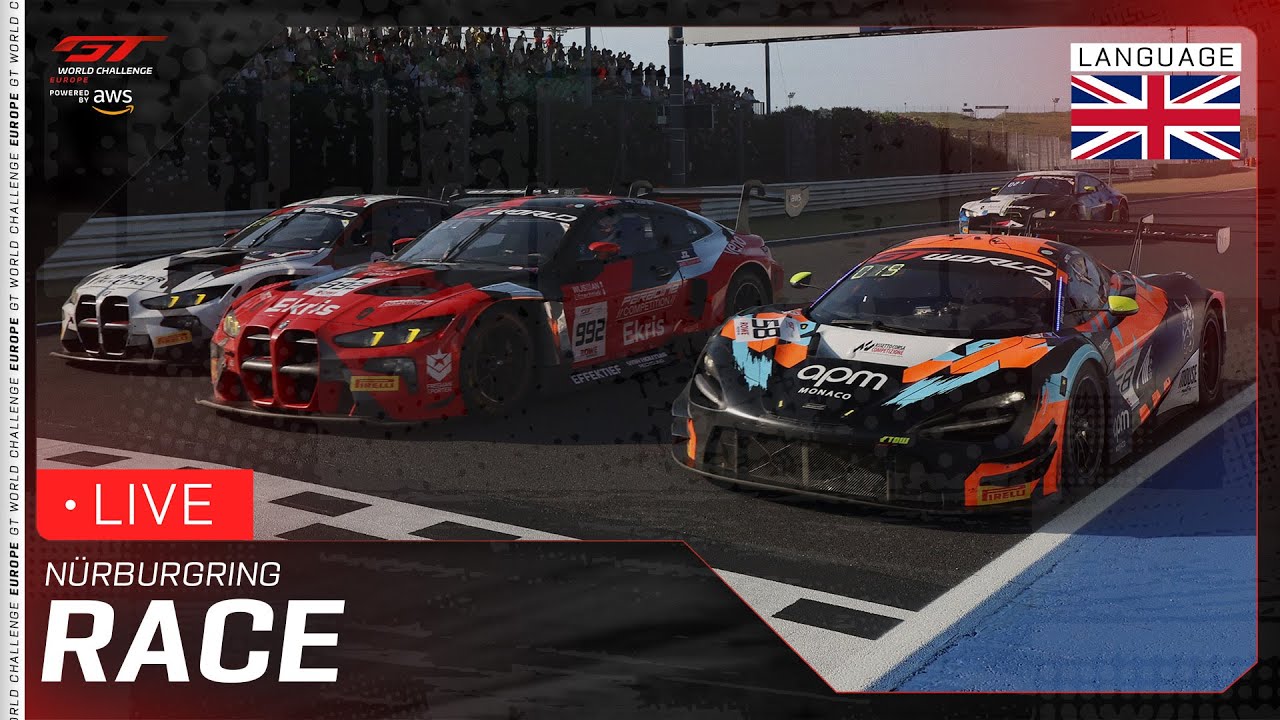 LIVE | Race | N&uuml;rburgring | GT World Challenge Europe powered by AWS 2025 (English)