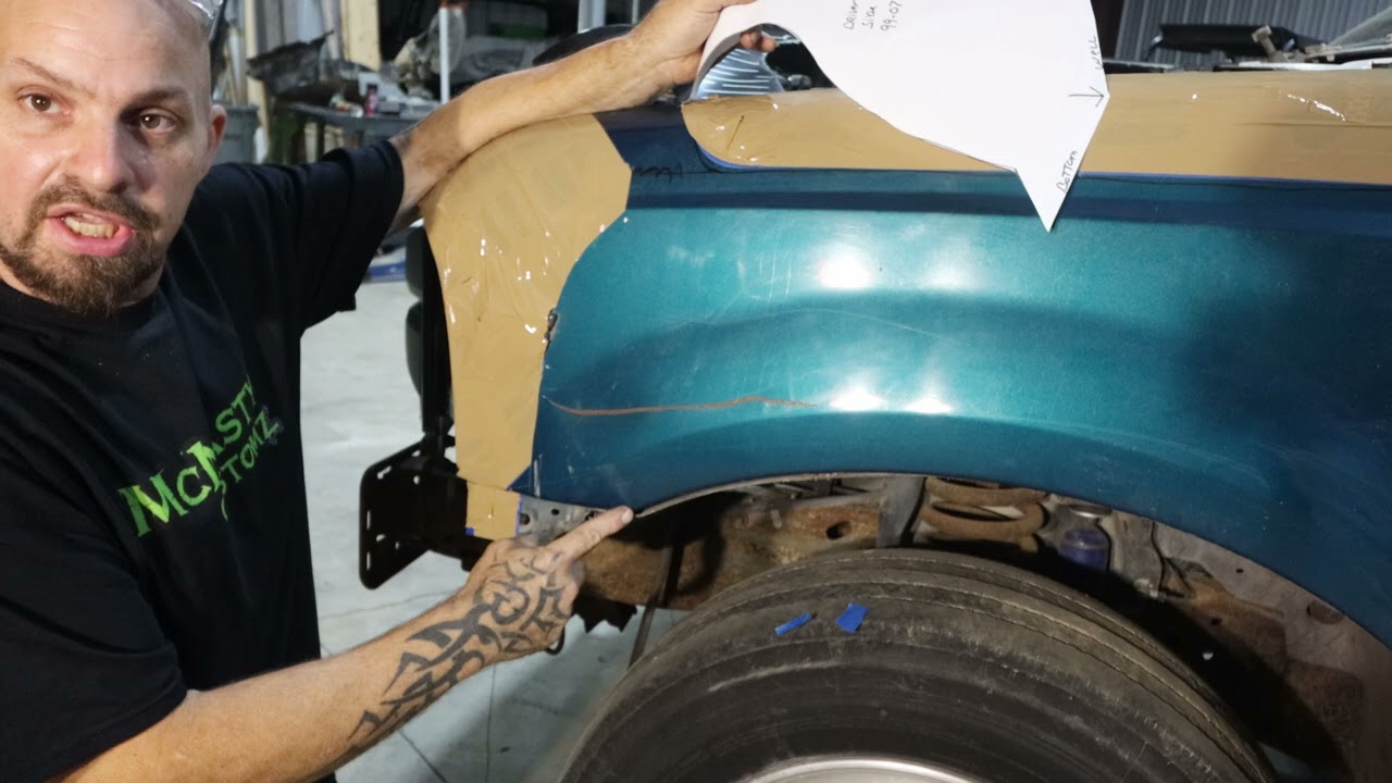 2017-2022 fender build video for the mcnasty customz nose swap onto a 99-07 superduty or excursion