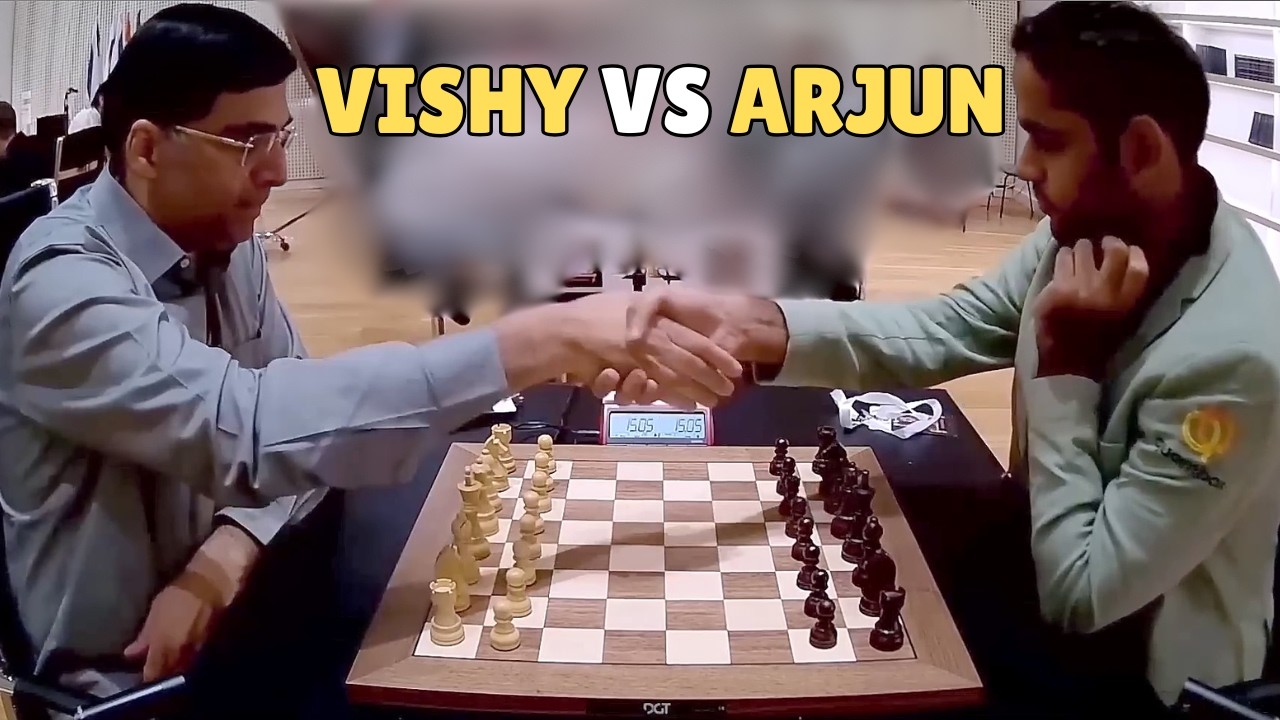 Legend Vishy Anand Takes On India No.1 Arjun Erigaisi