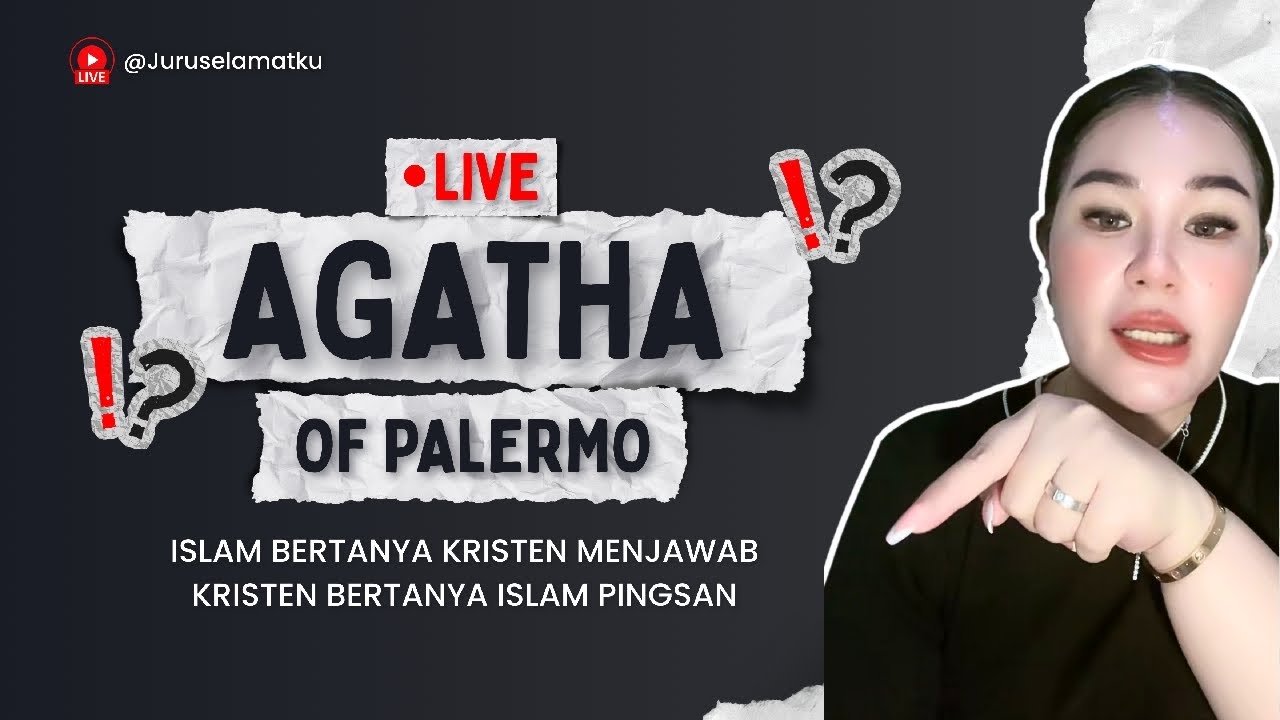 FIRMAN JADI MANUSIA✅️ - FIRMAN JADI BUKU❌️‼️ (Live Streaming AGATHA OF PALERMO 26/1/26)