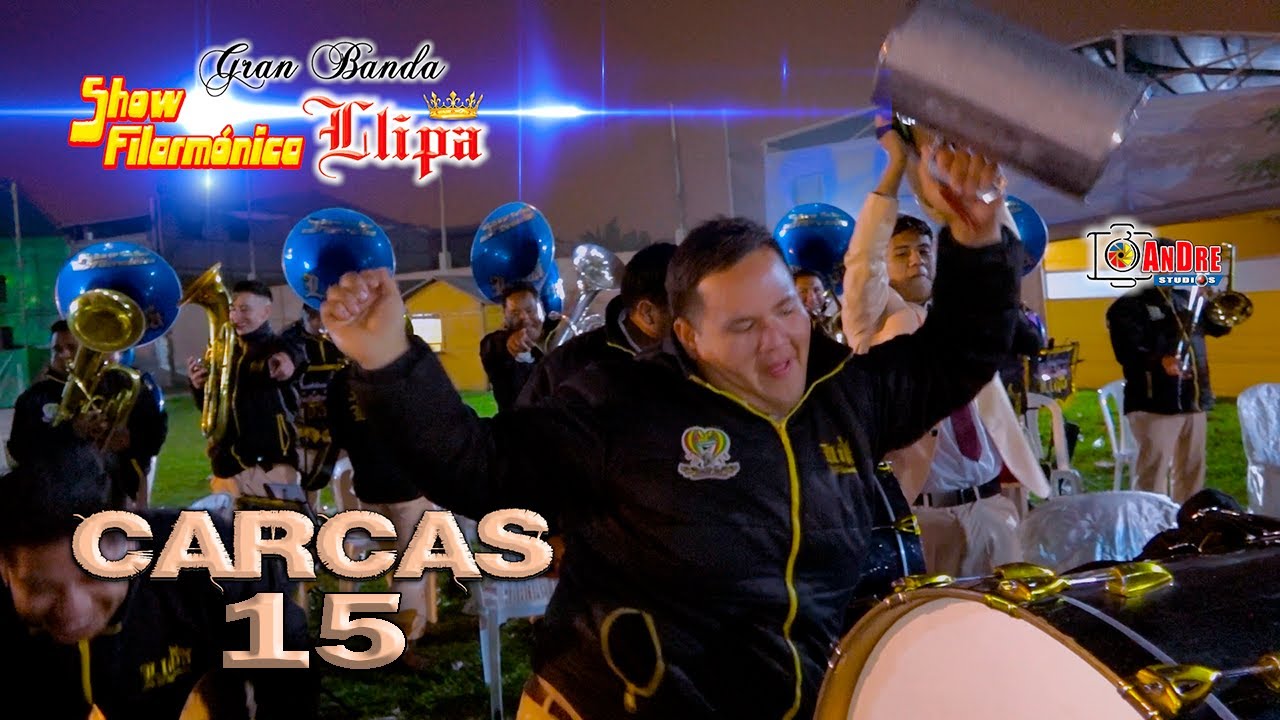 Banda SHOW FILARM&Oacute;NICA LLIPA ▶ Quema del Castillo / CARCAS 2025 (15) Capit&aacute;n Rub&eacute;n Carrasco Loza
