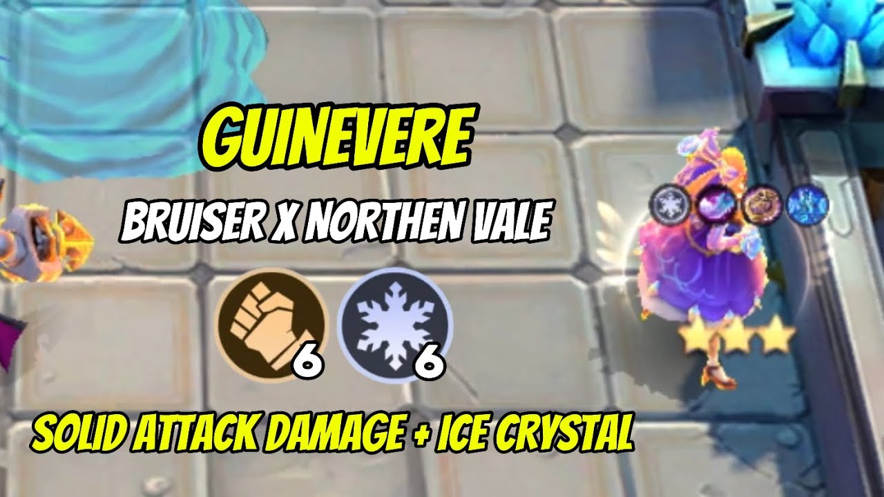 NORTHERN VALE GUINEVERE BURST DAMAGE! NATURE SPIRIT CANT SUSTAIN ❄️ MAGIC CHESS GO GO 2025