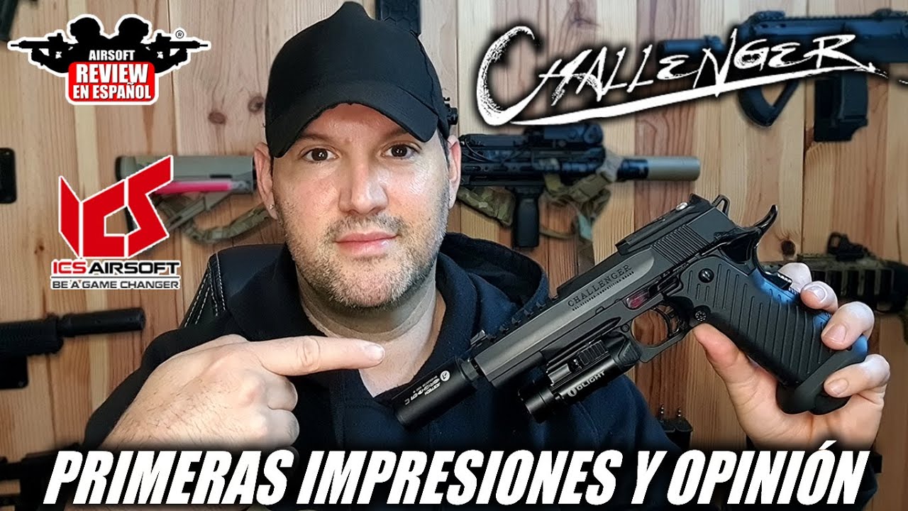 La mejor Hi-capa del mercado?ICS CHALLENGER - Es tan buena realmente? 🤔  | Airsoft Review en Español