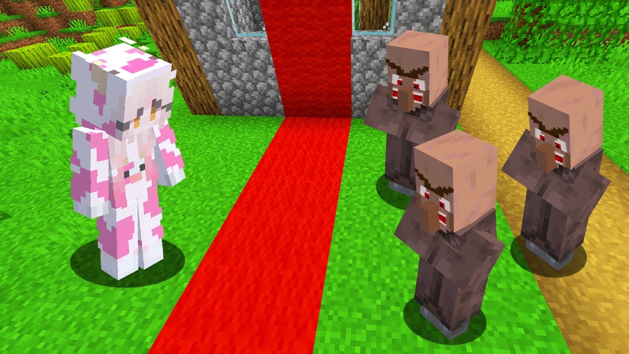 VILLAGER MARAH KE MOMON & BUAT GARIS PEMISAH SUPAYA MOMON GA BOLEH KE WILAYAH MEREKA ​⁠@BANGJBLOX