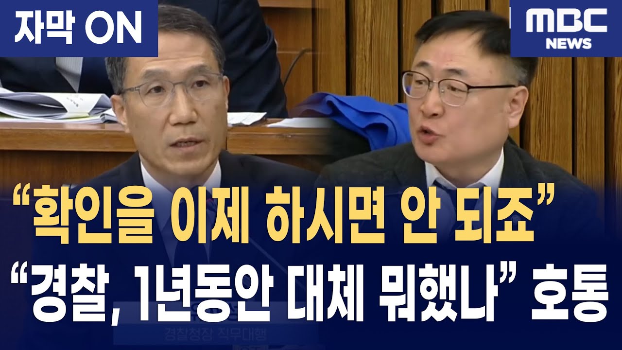 [자막] 경찰, 여객기 참사 수사진행 사실상 7개월 간 멈췄다? 