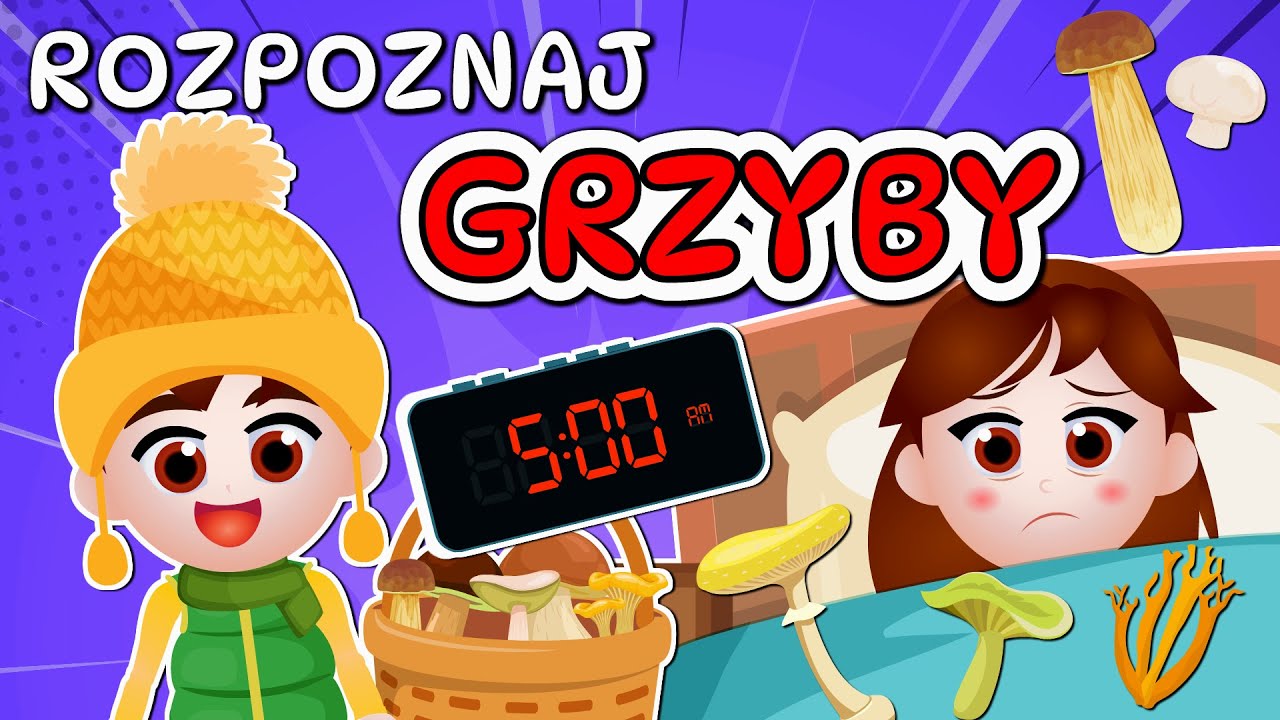 🧺 Kazio i TEST GRZYBIARZA 2 - Grzybobranie dla dzieci - Rozpoznawanie grzybów 🧺