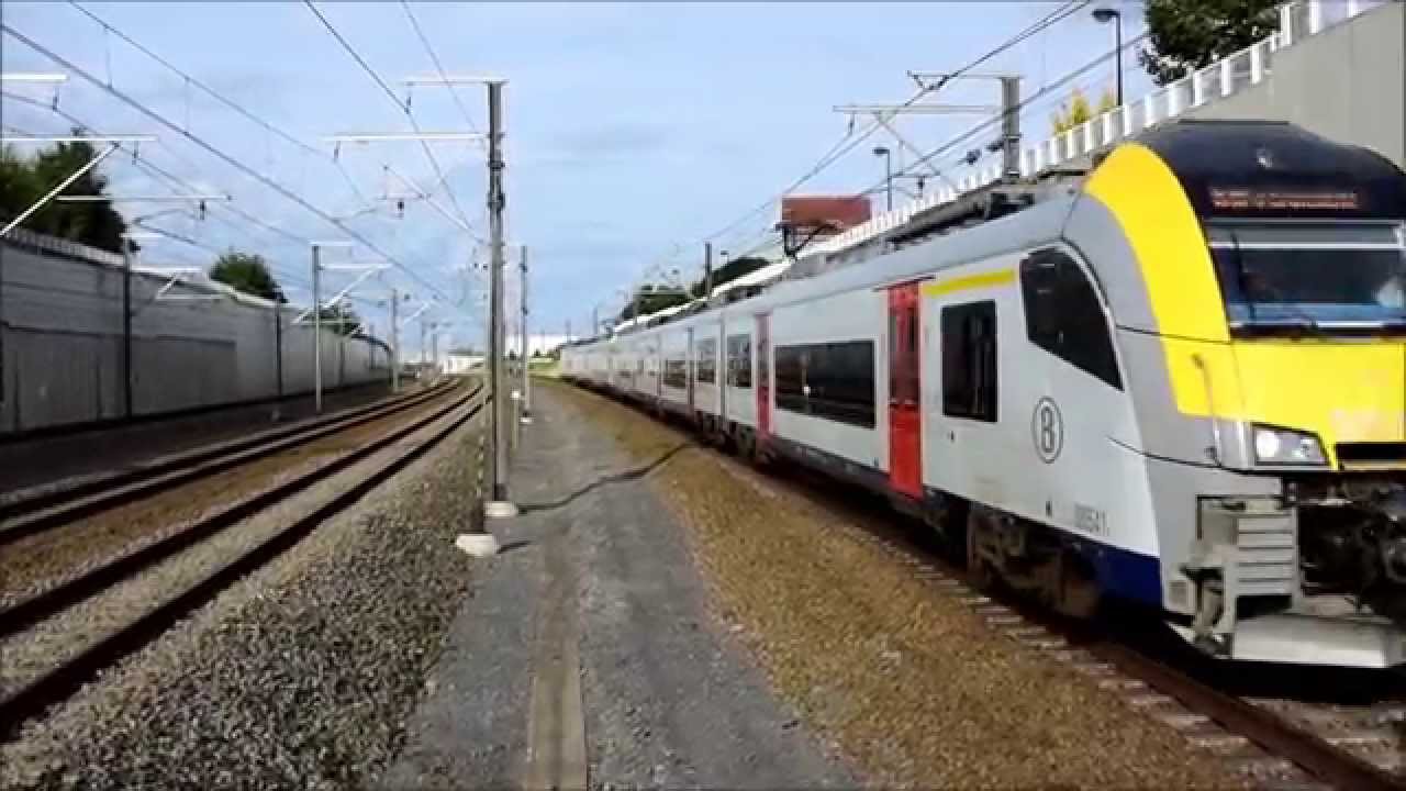 Treinen op de stations Nossegem en Zaventem