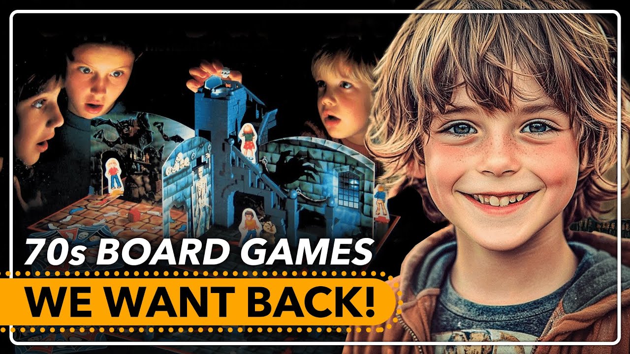 10 CRAZY Board Games From The 1970s