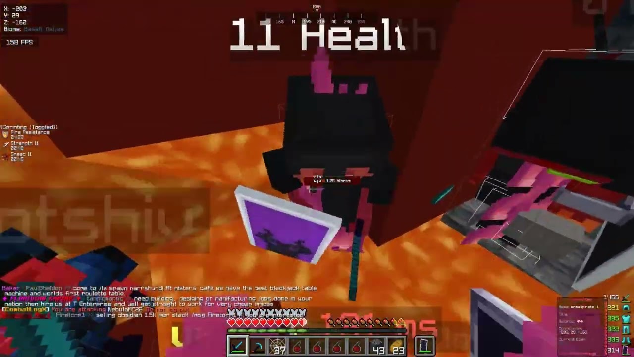 2v6 nether fight | Stoneworks
