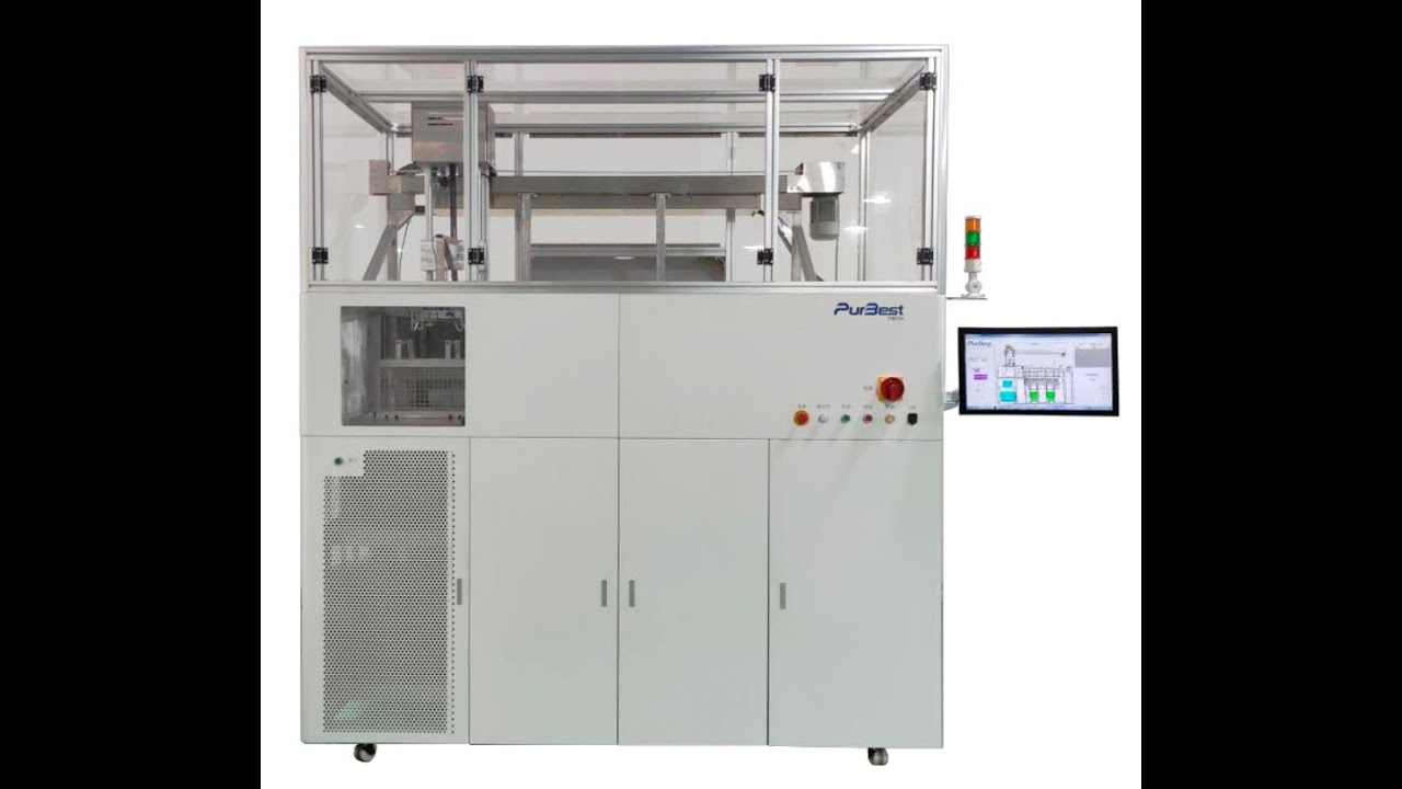 Vapor phase cleaning machine for SIP and microwave assembly