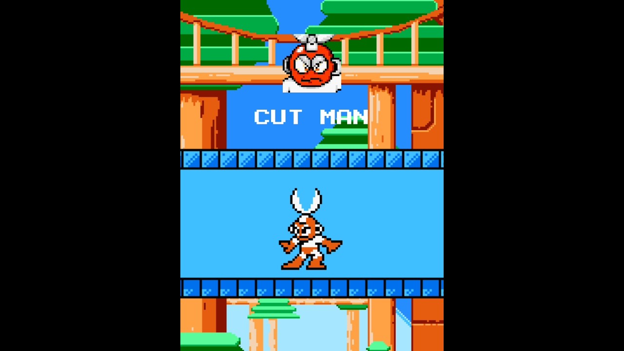 Cut Man Custom Intro #megaman #animation #spritesanimation