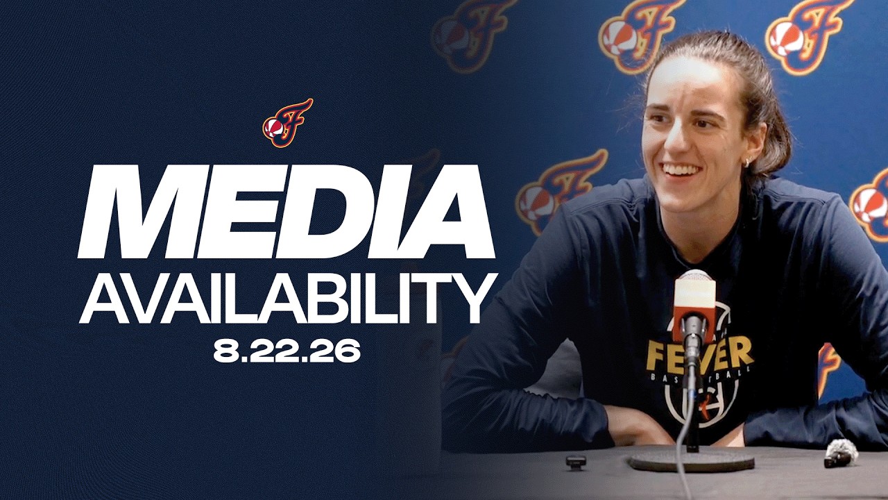 Caitlin Clark Pregame Media Availability at New York Liberty | August 22, 2026