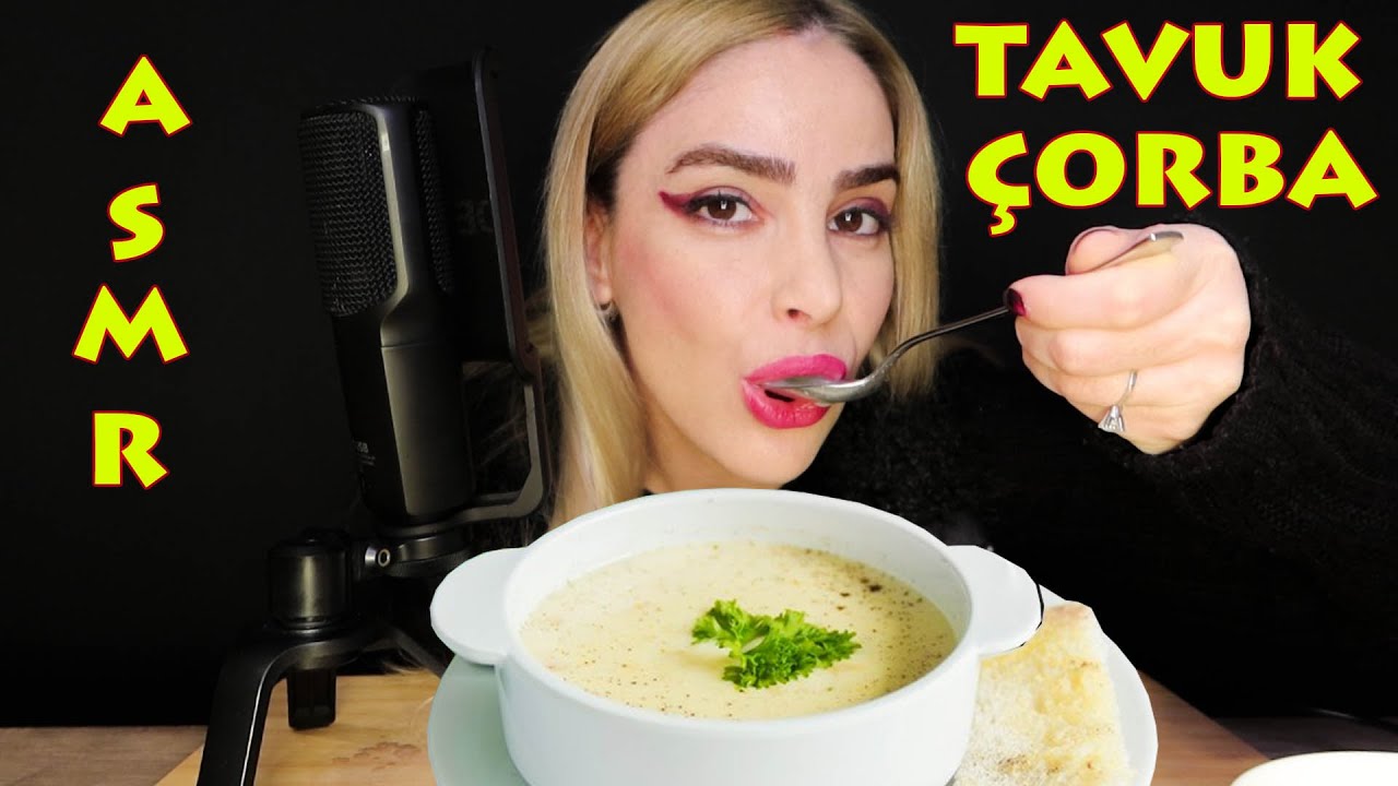 KREMALI TAVUK &Ccedil;ORBASI ASMR KITIR EKMEK | &Ccedil;ORBA ASMR T&Uuml;RK&Ccedil;E