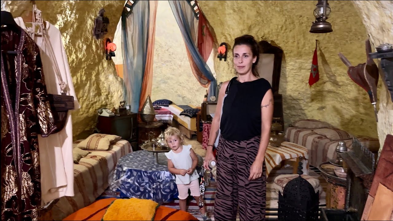 We Paid $45 to Stay in a Family Cave  🇲🇦 BHALIL Morocco