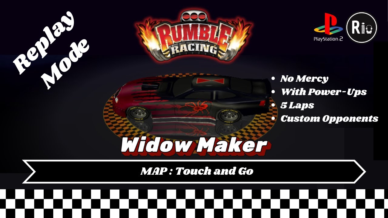 Rumble Racing PS2 Gameplay | Widow Maker (Pro) – Touch and Go (No Mercy + Power-Ups) | Request #33