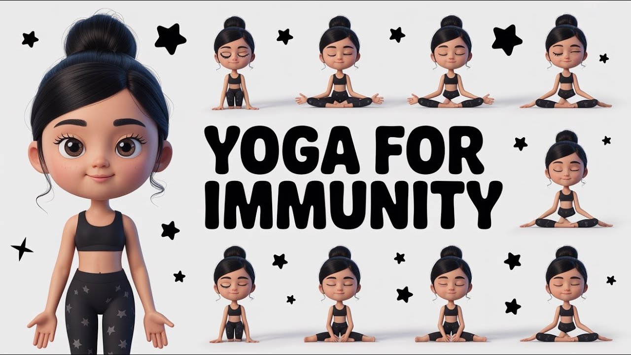 Kids Yoga for Immunity  | Simple Poses to Boost Health & Energy 🌿 | Yoga for Kids