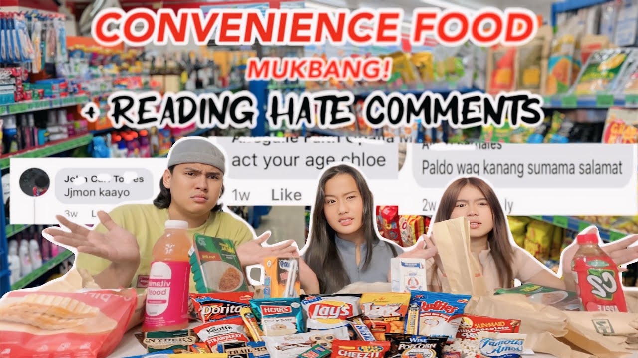 CONVENIENCE STORE MUKBANG + Reading Hate Comments! (ANG LALA)