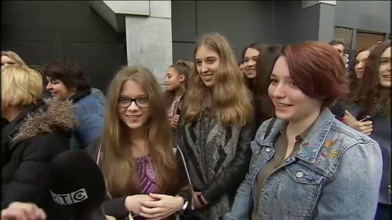 Toute grande foule pour la venue de Loïc Nottet à Liège