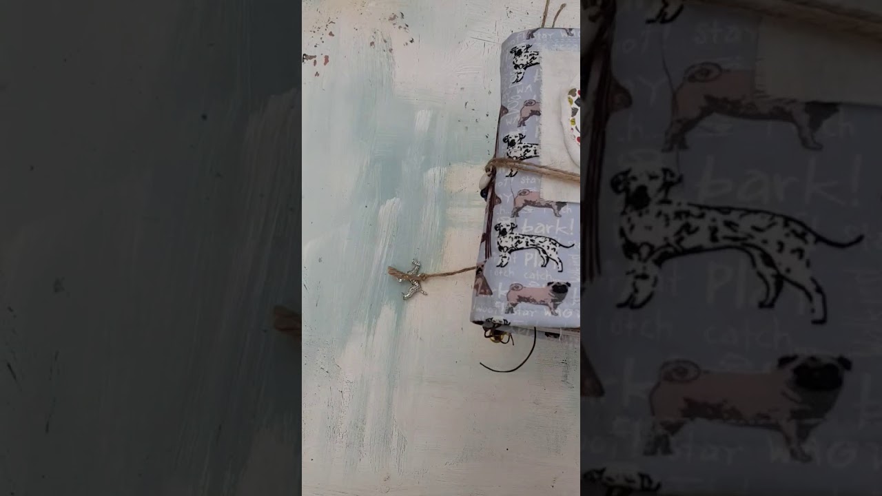 A dogs tail, junk journal flip through