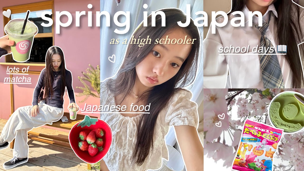SPRING DAYS IN JAPAN 🌸 first day of high school, what I eat, kamakura & peaceful days