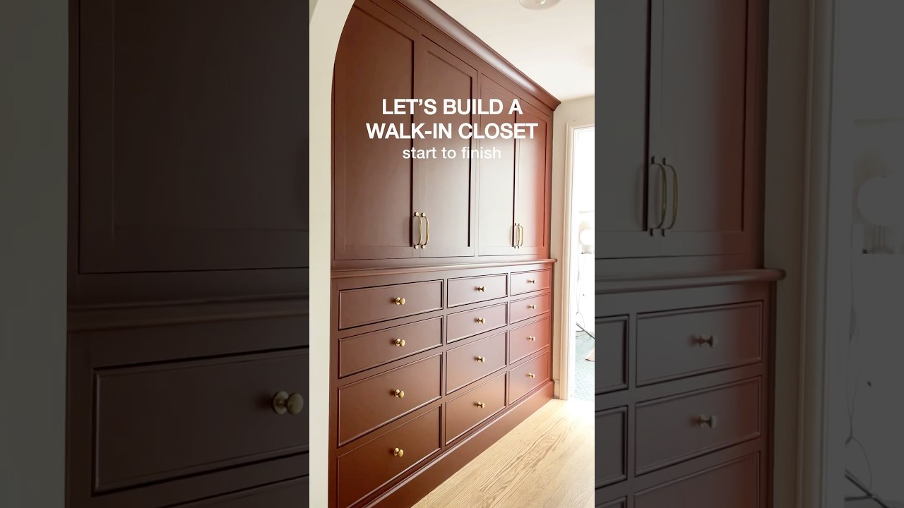 I Built This Walk-In Closet From Scratch