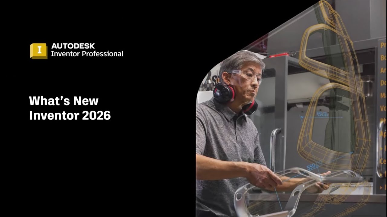 Novedades en Autodesk Inventor 2026 - Subtítulos al español
