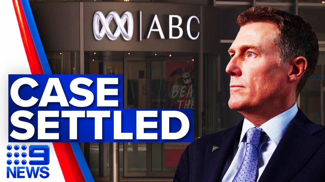 Christian Porter discontinues defamation action against ABC | 9 News Australia