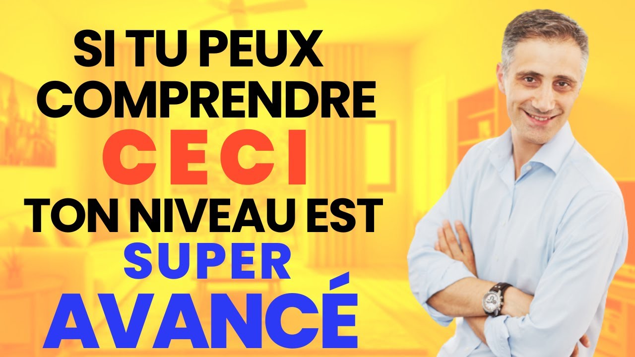 Ton niveau de FRANÇAIS est SUPER AVANCÉ si tu peux comprendre ceci 👌🏼|