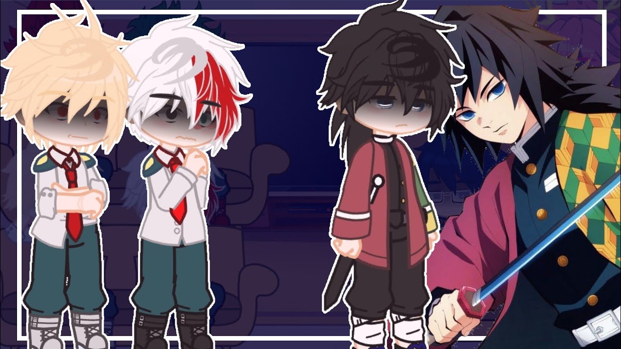 ☆ﾟ⁠.⁠*⁠･ Boku no Hero react to Todoroki's older brother// Older brother as Tomioka Giyuu•☆ﾟ⁠.⁠*⁠･