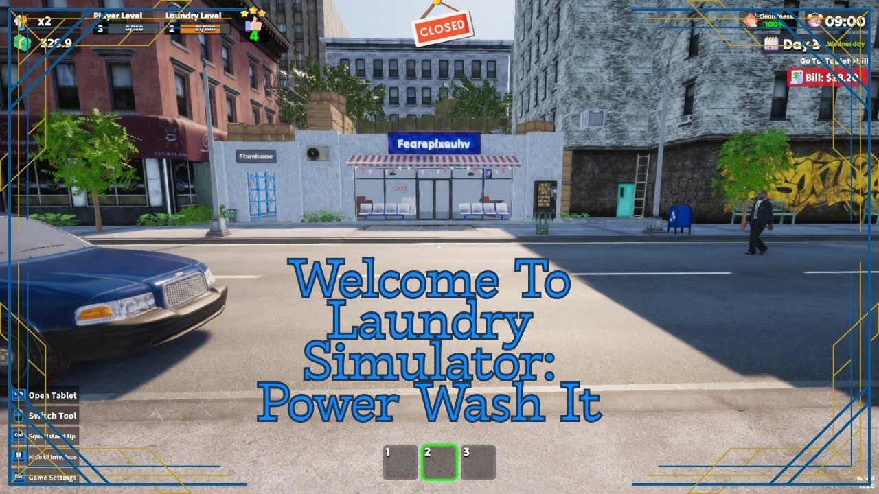 Welcome To Laundry Simulator: Power Wash It #laundrysimulator