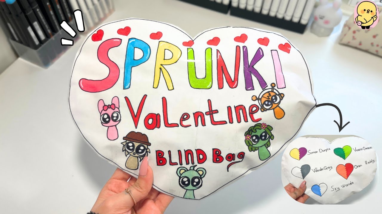 [🐣Paper Diy🐣] SPRUNKI Blind Bag Unboxing ASMR ( sprunki ship )