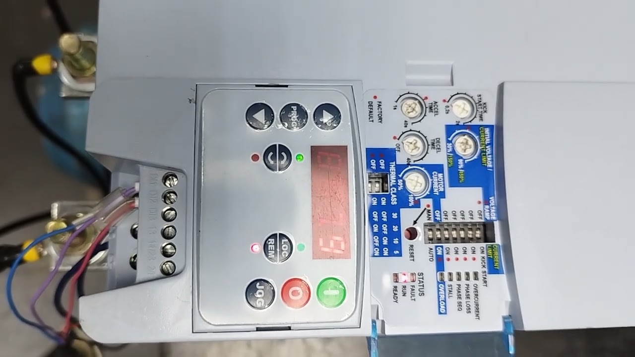 Test run after repair - Soft Starter SSW07 WEG 365A