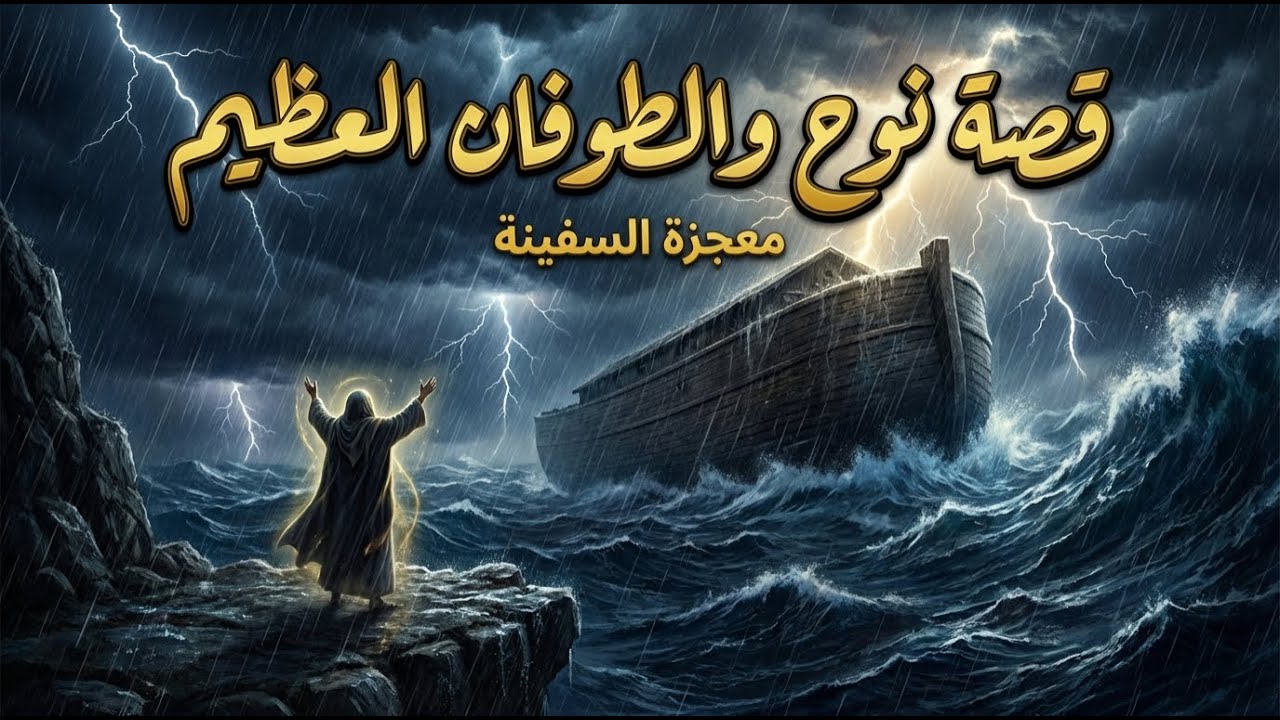 قصة نوح عليه السلام كاملة | كيف بنى السفينة وكيف بدأ الطوفان؟