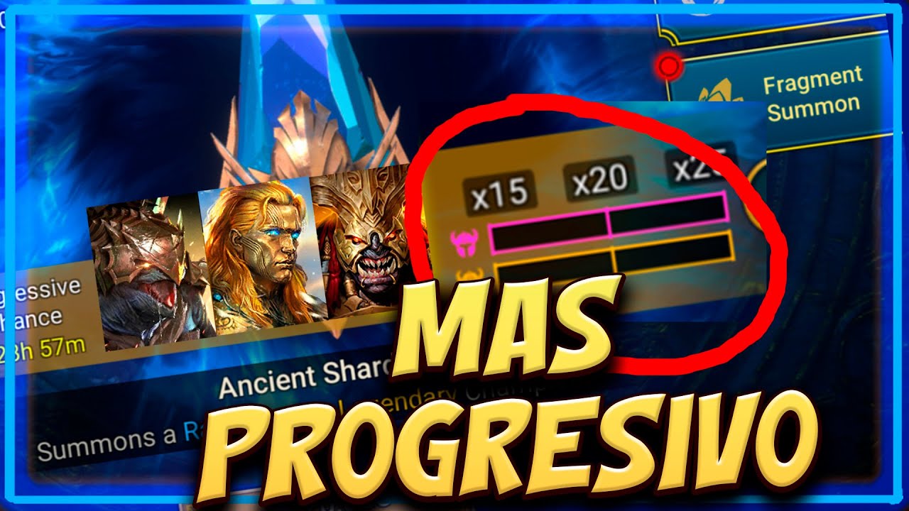 Eventos de INVOCACION PROGRESIVA:👍o 👎 ?  + eventos semanales 【RAID SHADOW LEGENDS 】