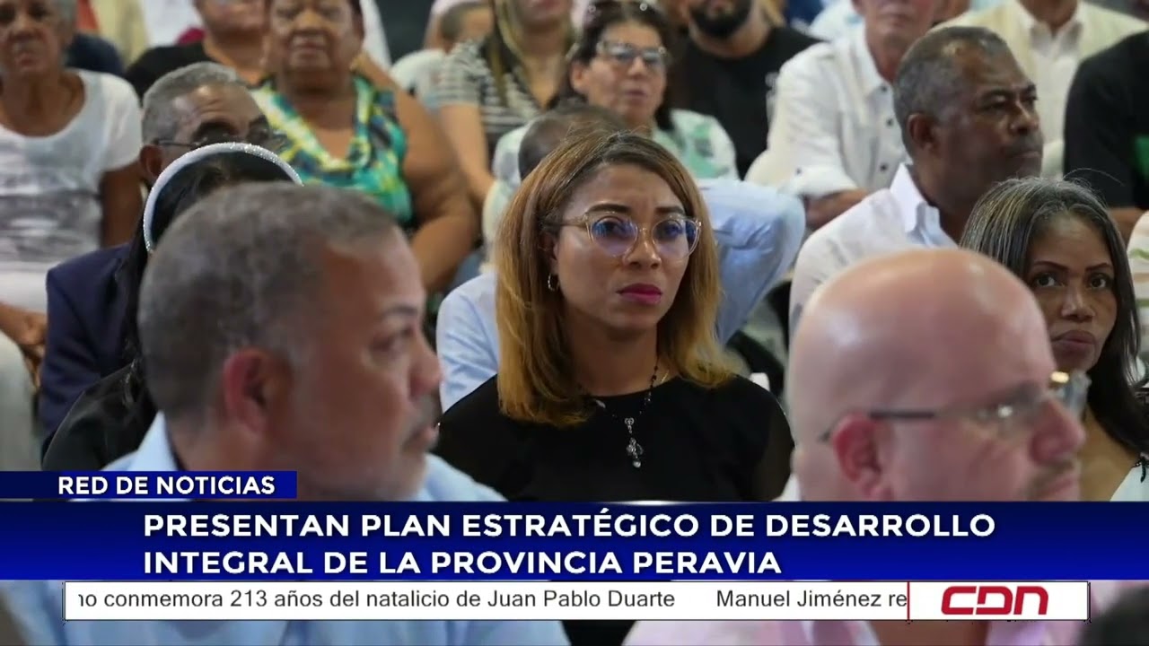 Presentan Plan Estrat&eacute;gico de Desarrollo Sostenible Peravia 2025 2055