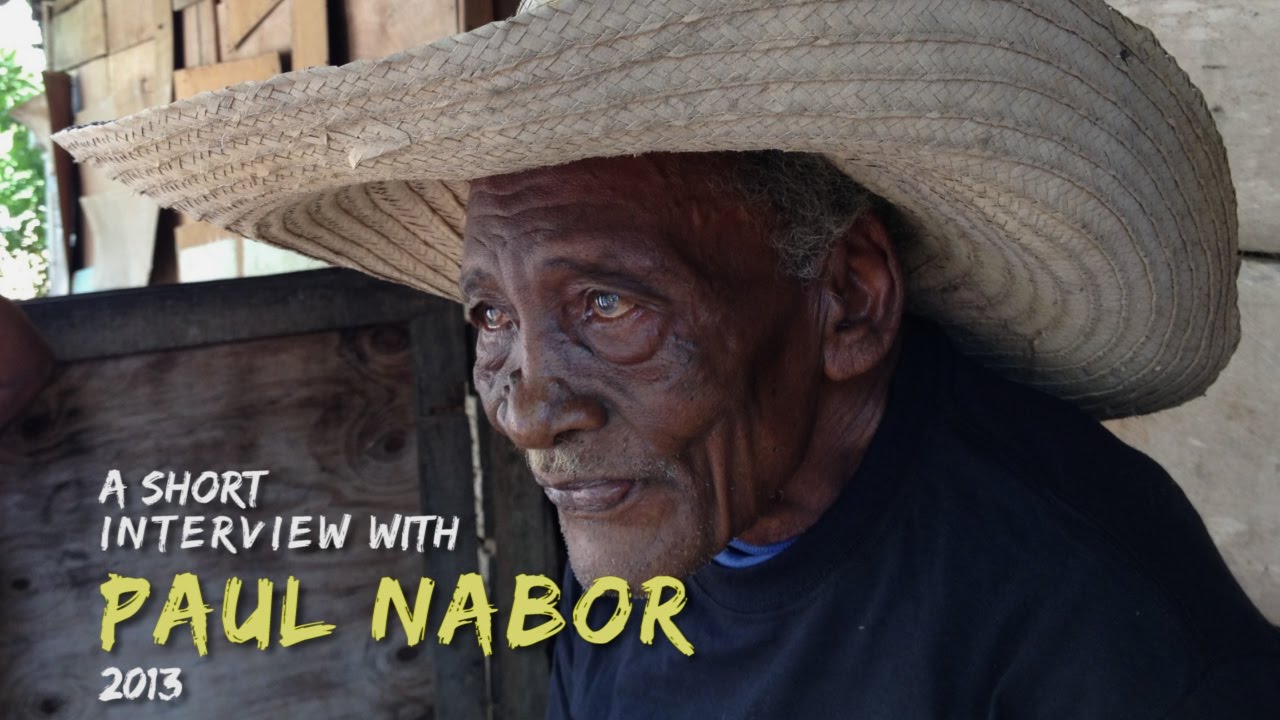 Paul Nabor speaks about his music and Garifuna language (2013)