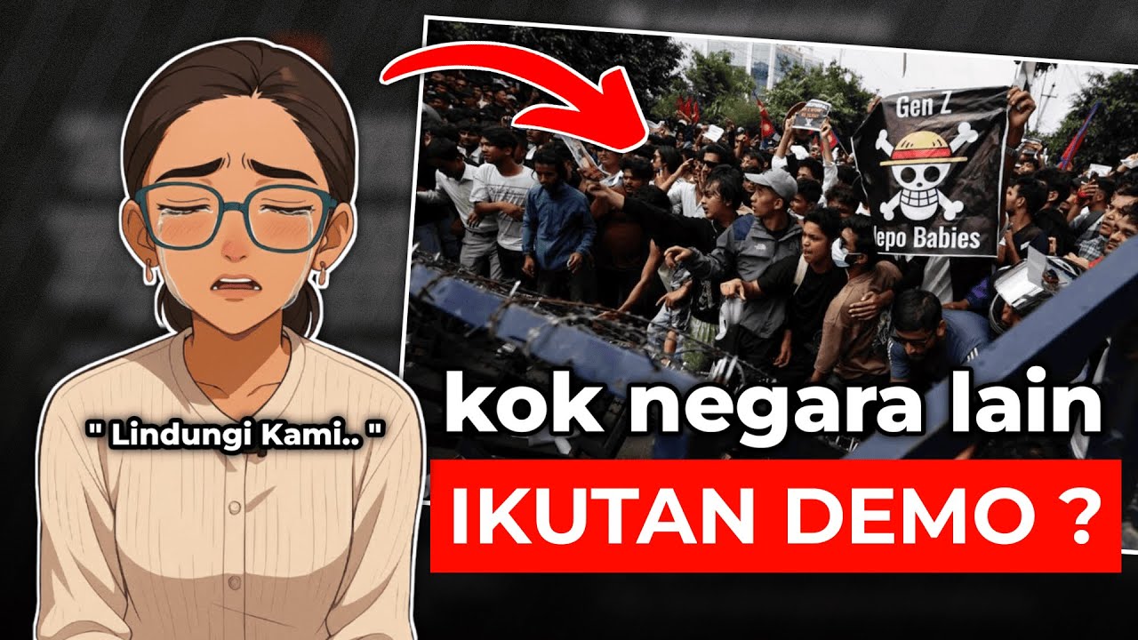 Indonesia demo, Satu dunia ikutan demo😅
