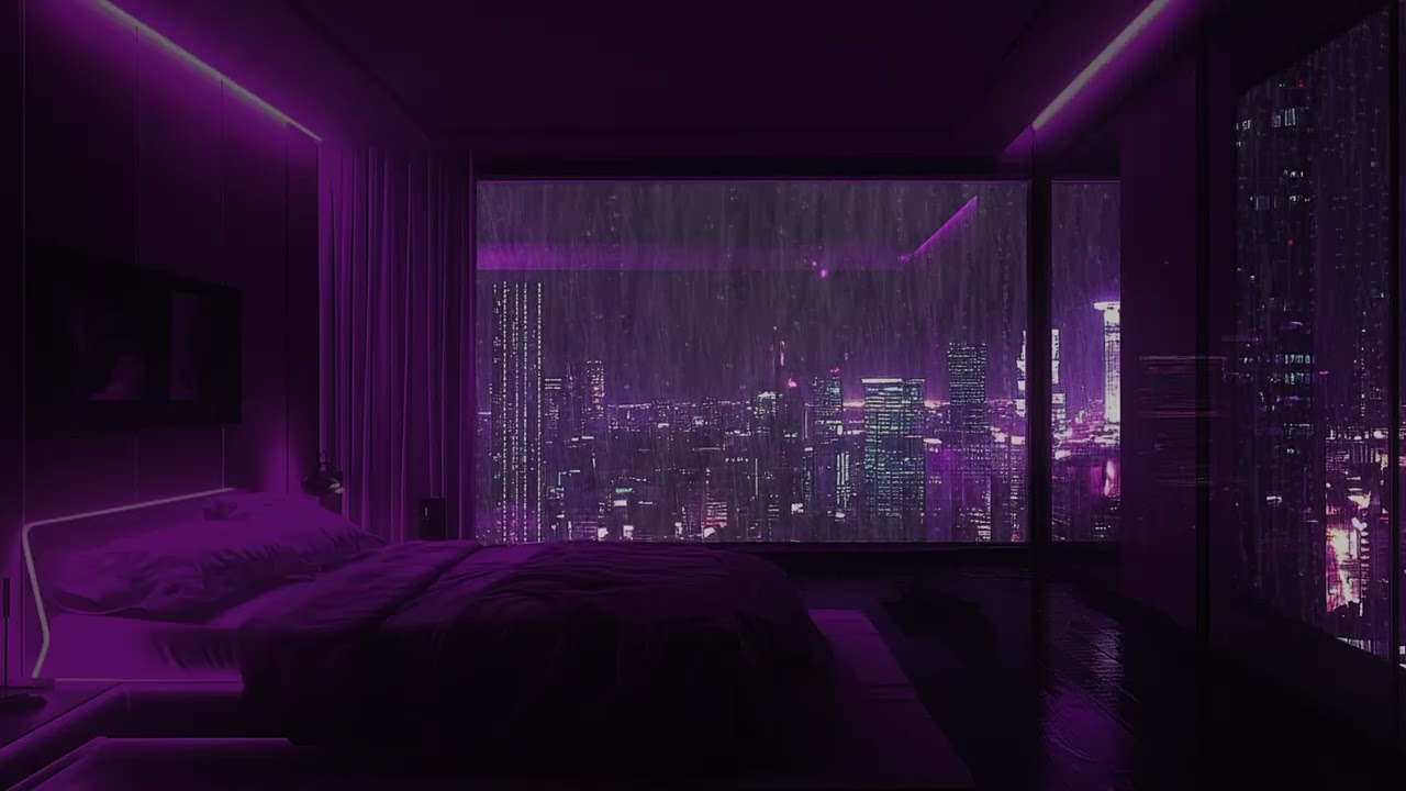 Quiet City Rain at Night | Soft Rain Sounds for Relaxation, Sleep & Calm Evening