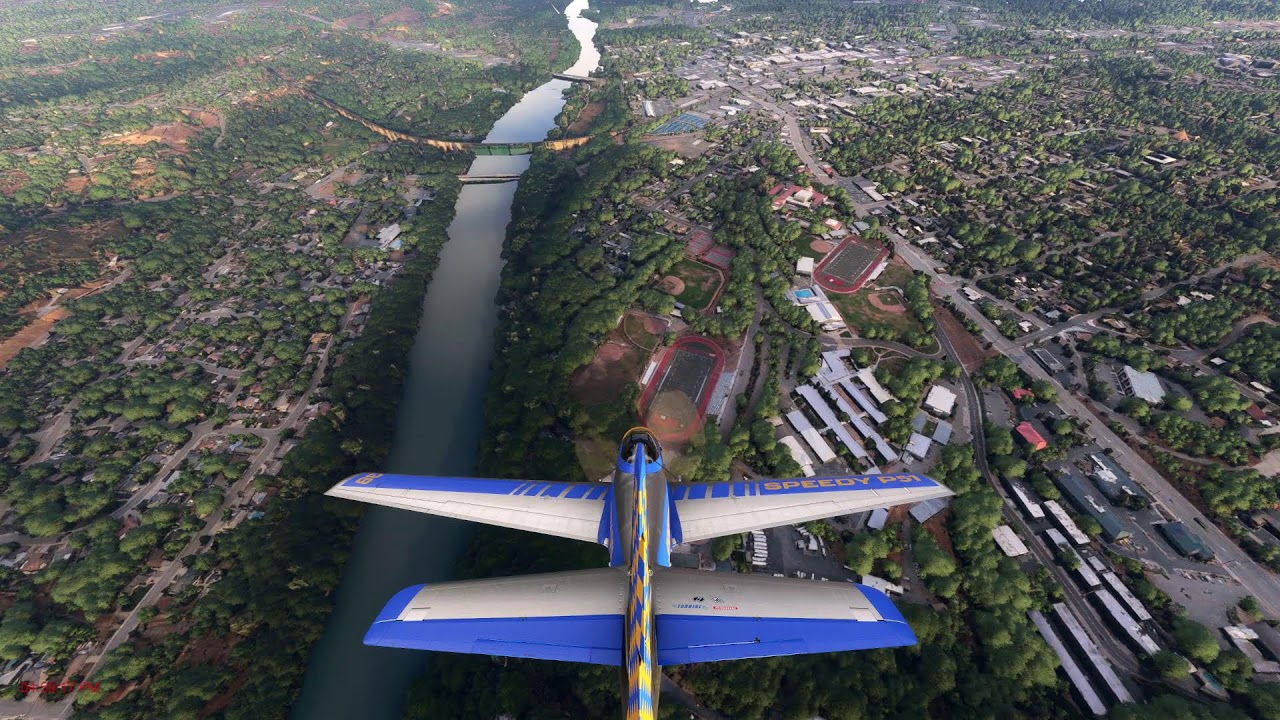 CHICO to SHASTA... very low flight
