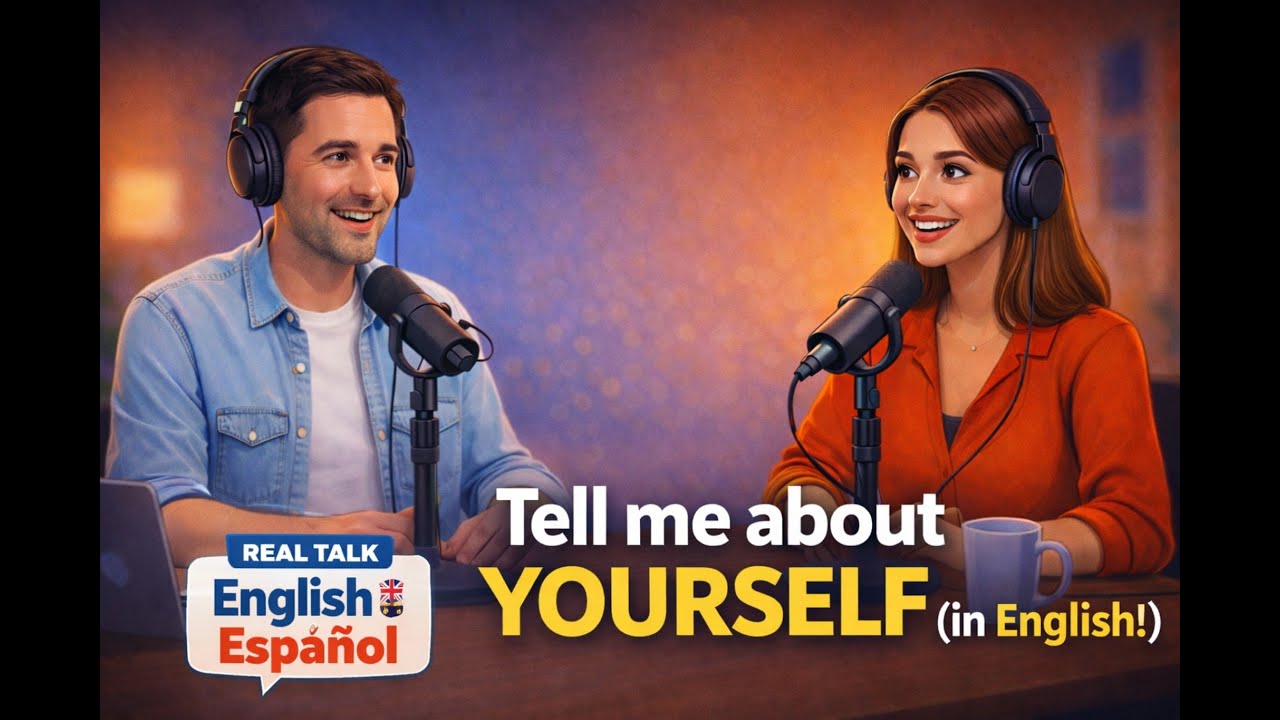 Tell Me About Yourself in English | Easy Introductions Podcast with Chris & Sofía