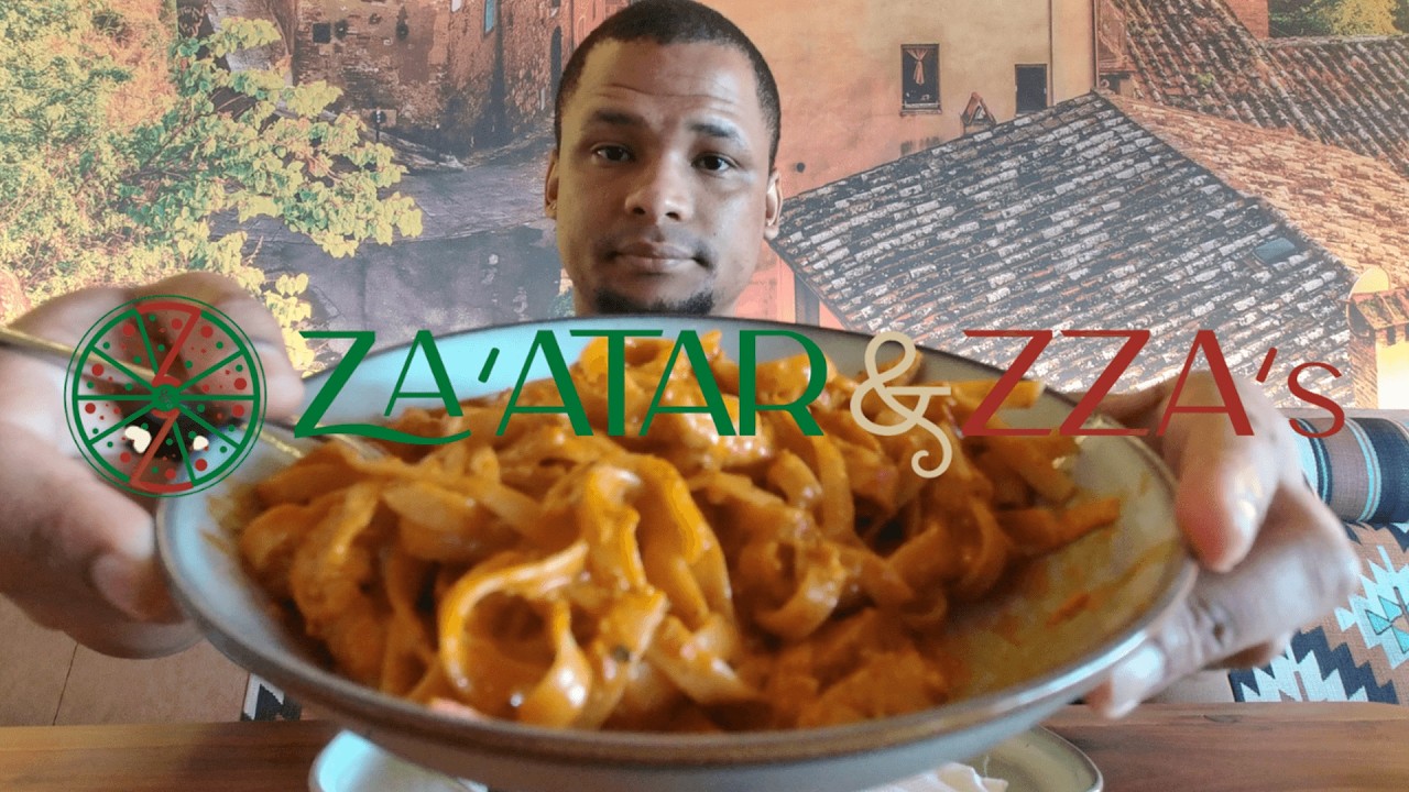 Пробуем блюда ближневосточной и итальянской кухни в ресторане Za'atar & Zza's.