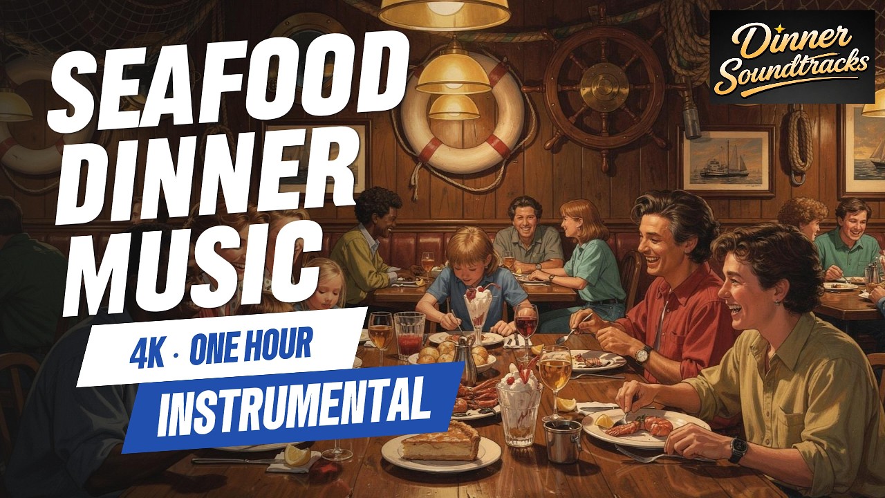 Play This While You Eat Seafood | Boston, Massachusetts 1985 | Seafood Dinner Music (Instrumental)