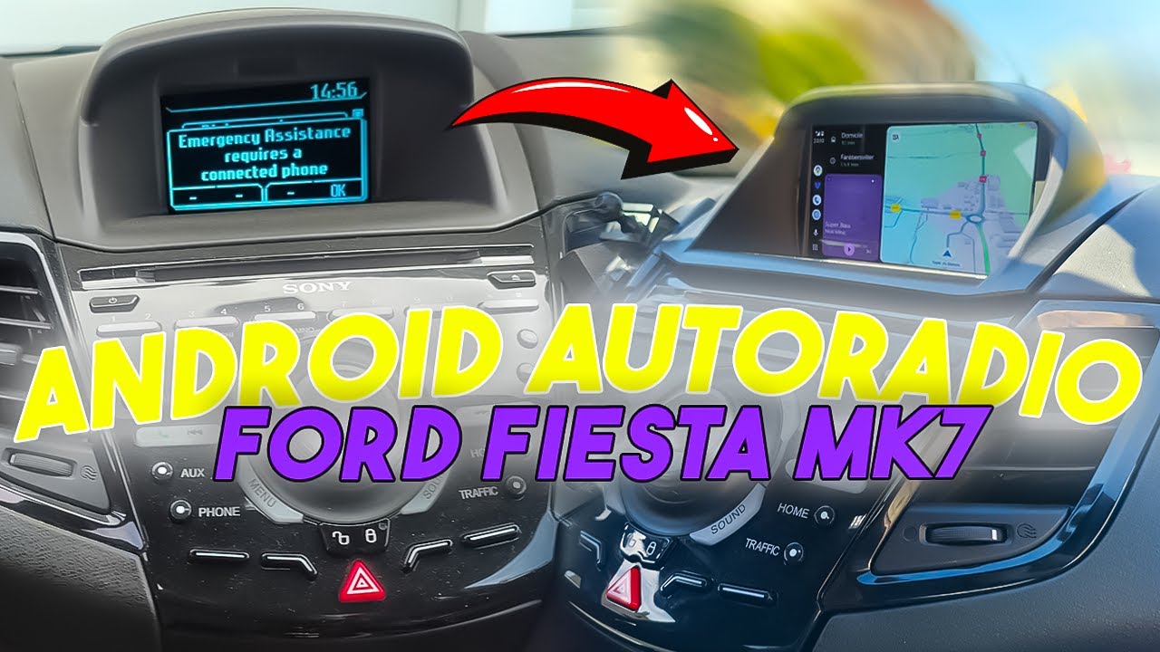 INSTALLATION AUTORADIO ANDROID CARPLAY sur FORD FIESTA MK7