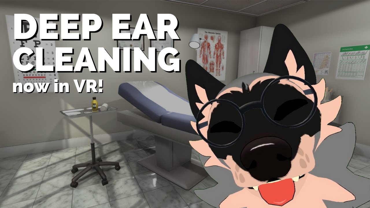 [Furry ASMR] Medical Deep Ear Cleaning, now in VR! (Ear Noms, Licking, 3Dio Microphone)