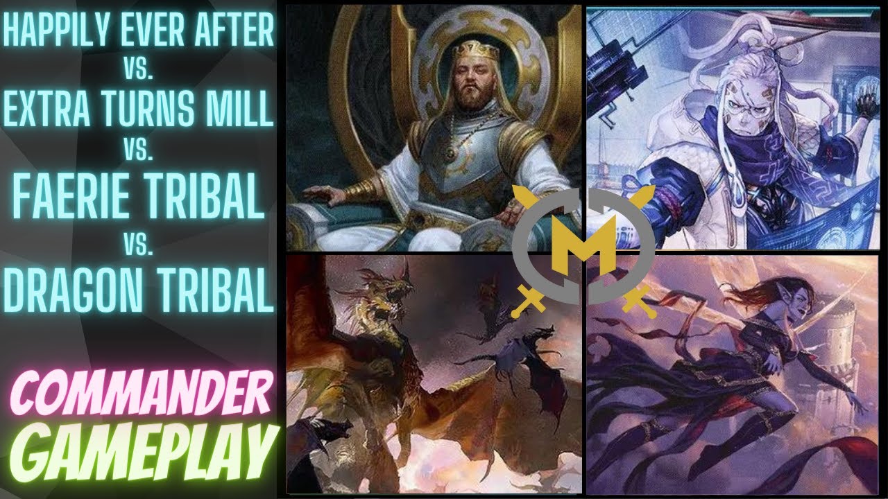 Commander Game - Kenrith, Tameshi, Alela, Ur Dragon - EDH Format