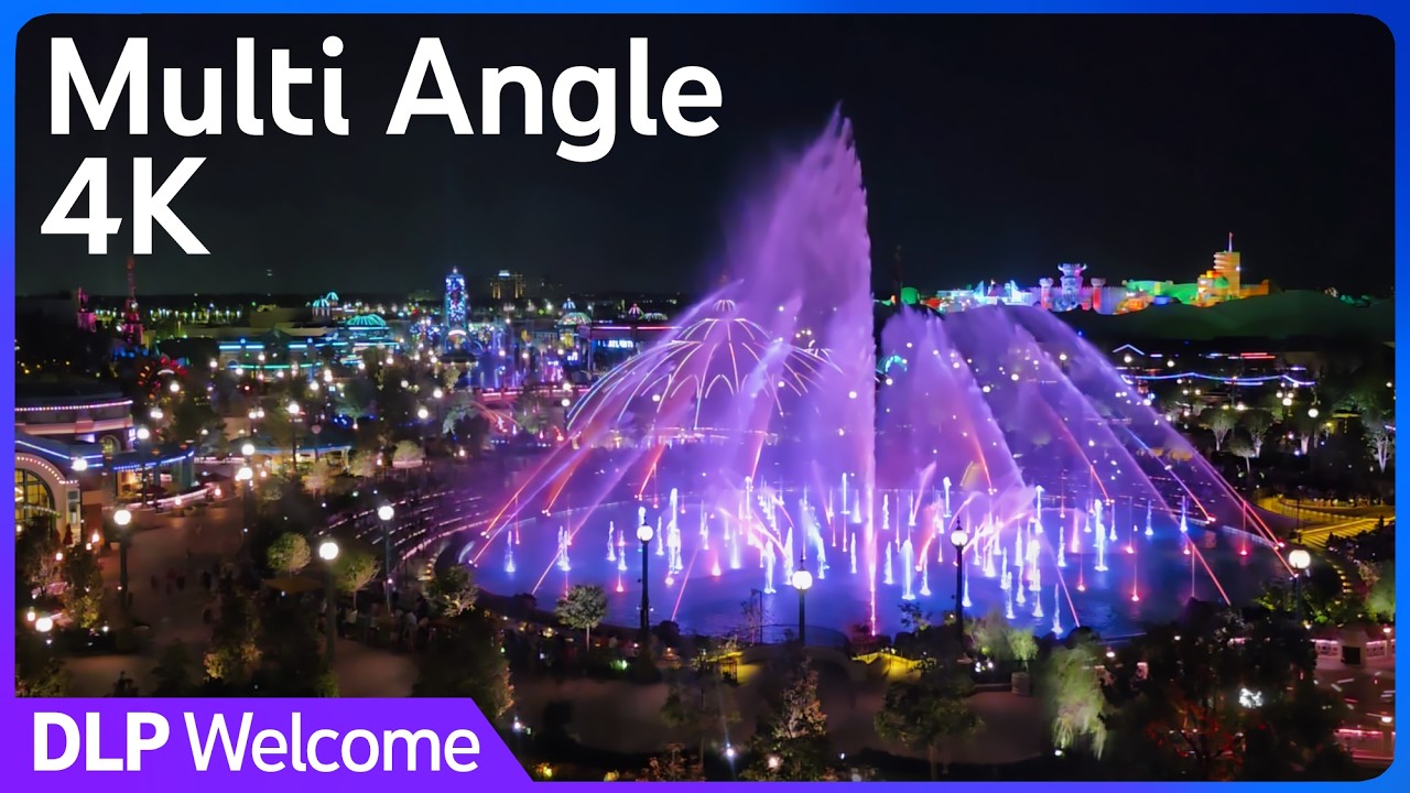 [4K Multi Angle] Nighttime Show EPIC Universe : Closing Celebration - Helios & Park View