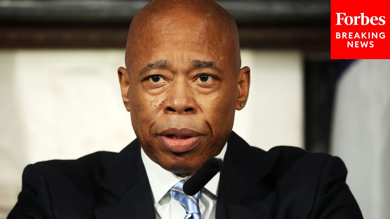 NYC Mayor Eric Adams Reacts To Brawl Between Migrants And Officers At Randall's Island