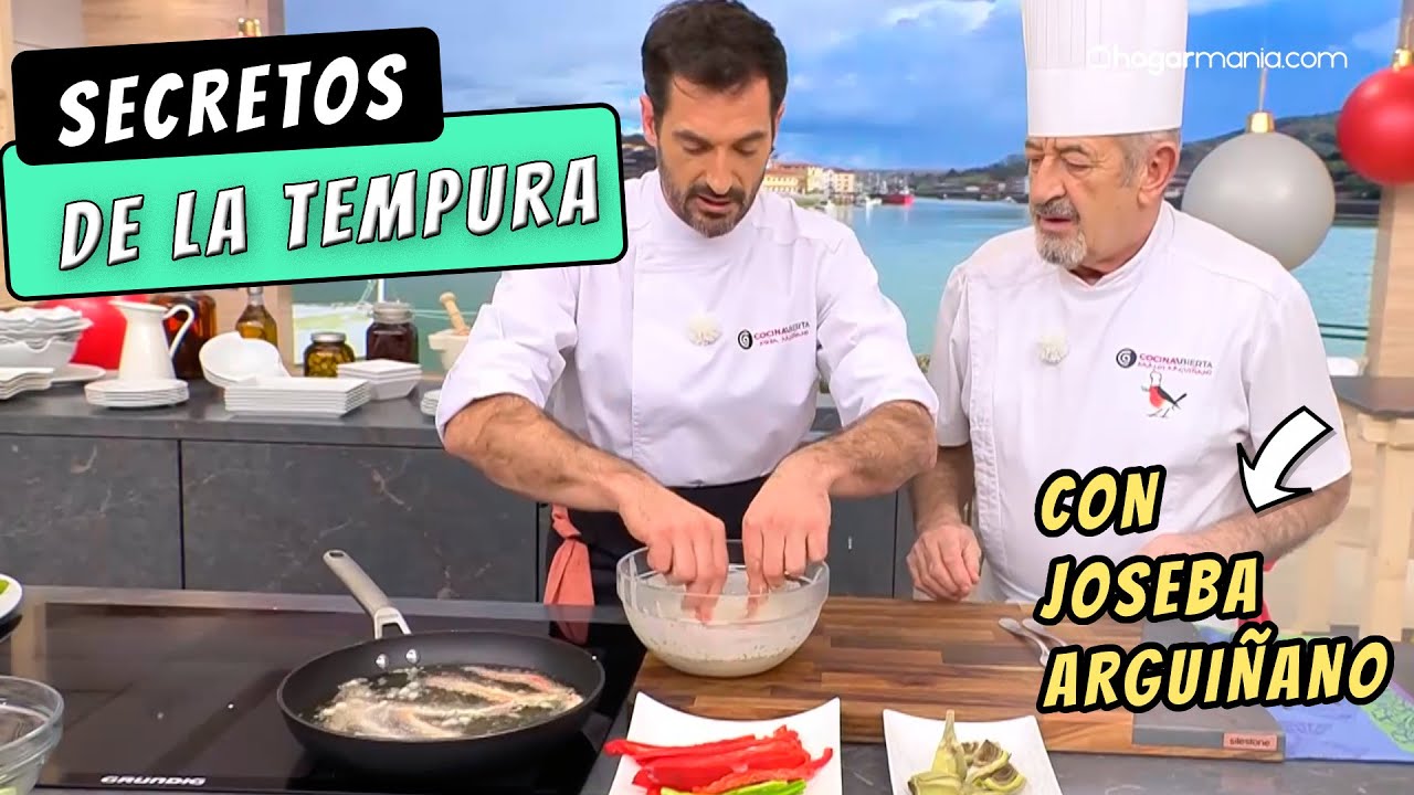 Los secretos de la tempura con Joseba Arguiñano: 4 ideas deliciosas con esta fritura // Hogarmania