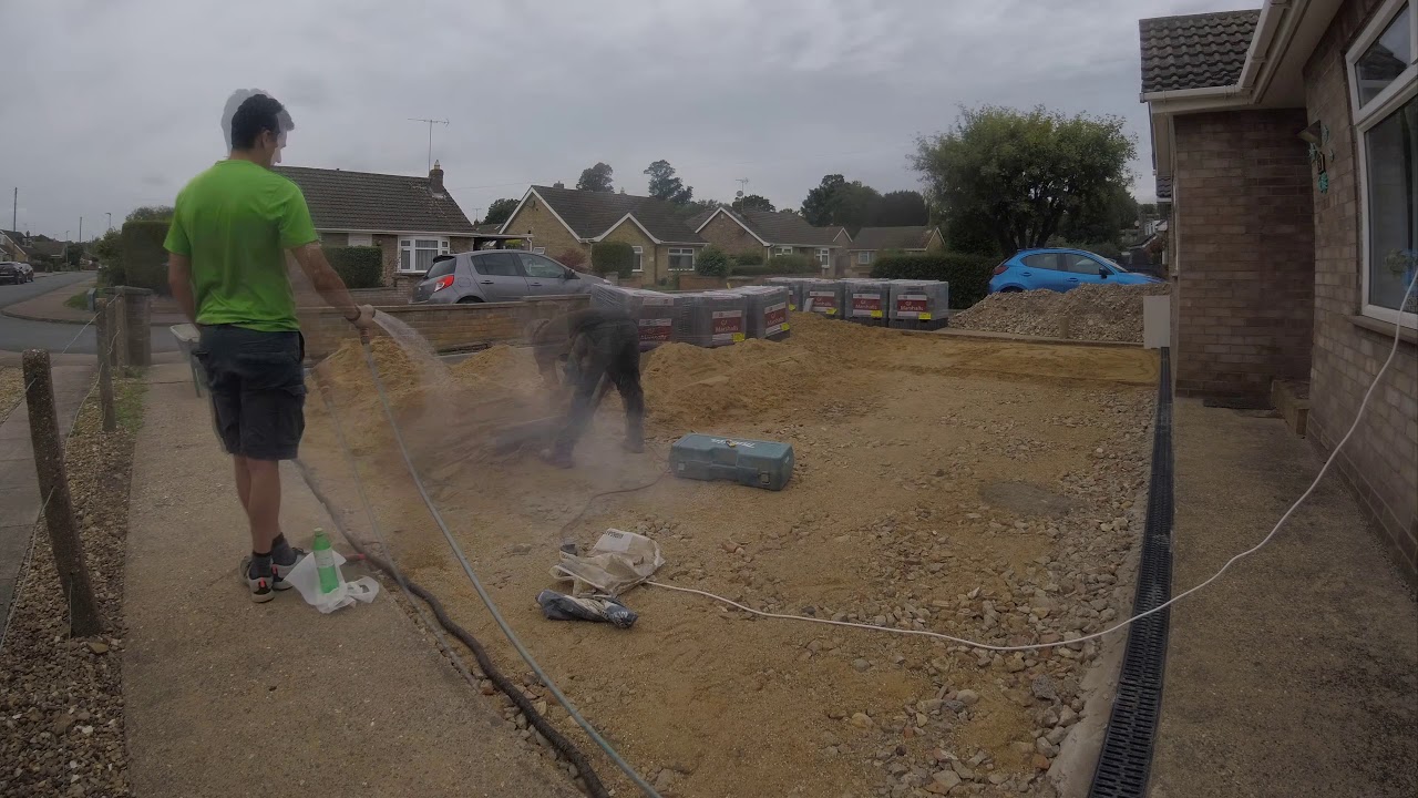 Driveway Block Paving Timelapse