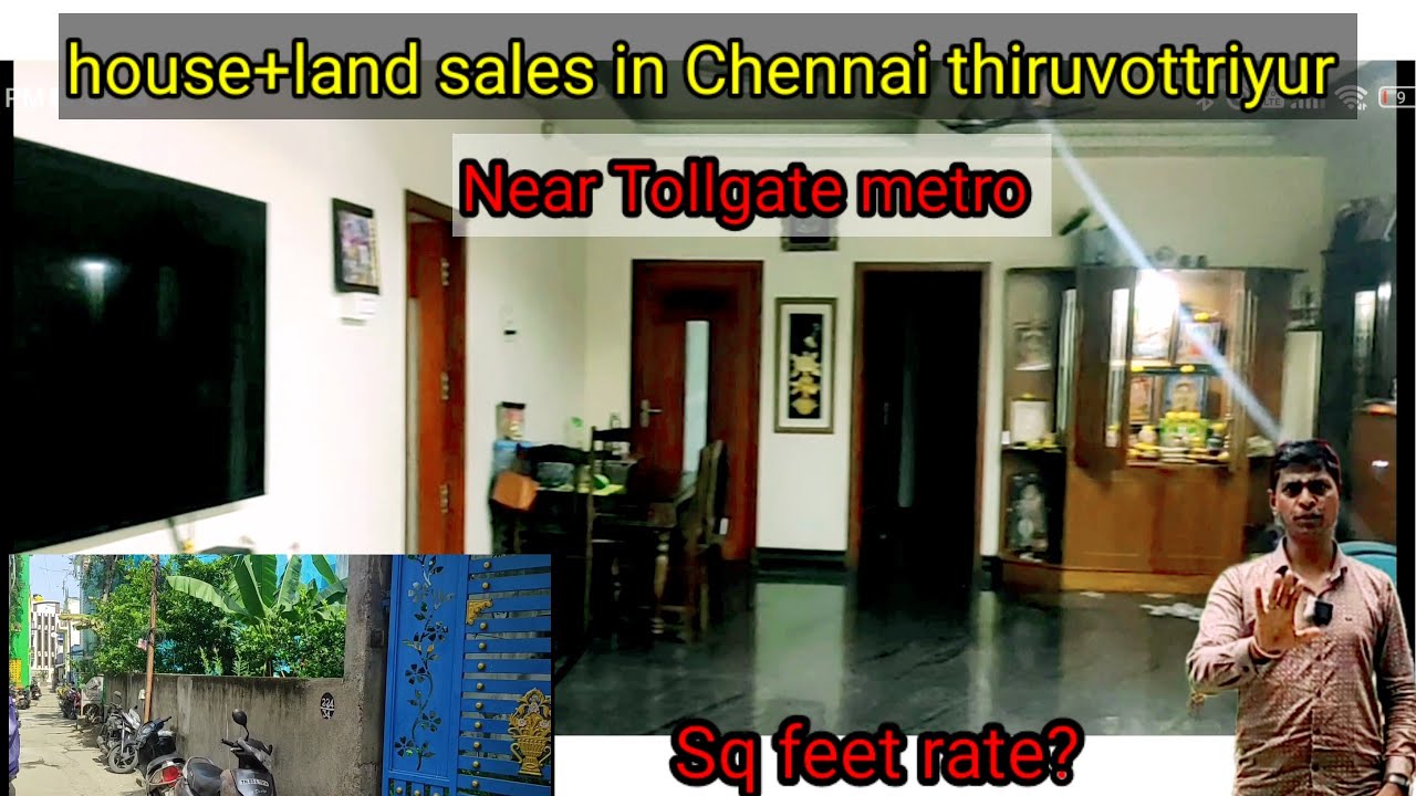 House, land sales in Chennai | thiruvottriyur |Near tollgate metro station 🏫🏫🙂
